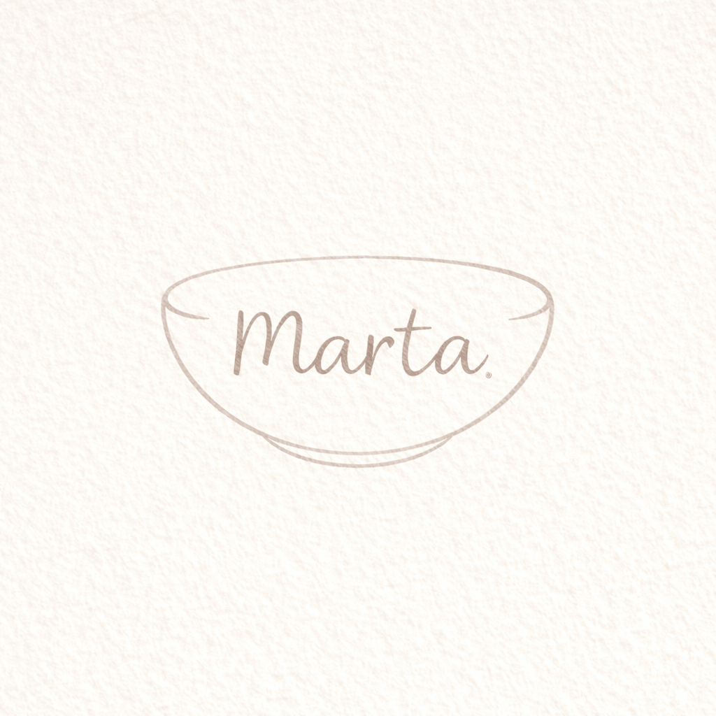Illuminated wall sign displaying the word MARTA inside a glowing oval shape