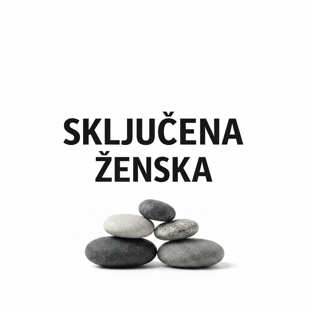 Add minimalist stones below the text